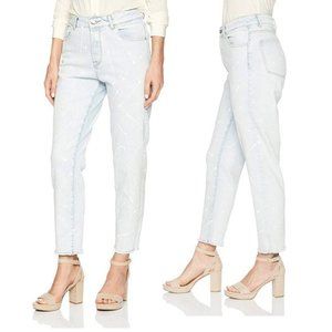 DL1961 Goldie High Rise Mom Jean Whiplash Vintage Wash Relaxed Fit Size 25